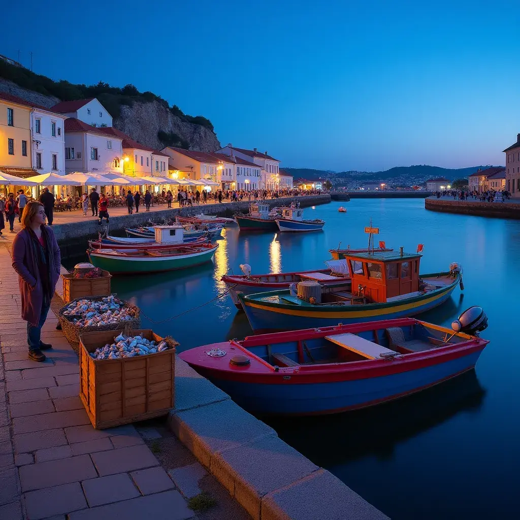 Cozinheiro preparando um prato tradicional de peixe